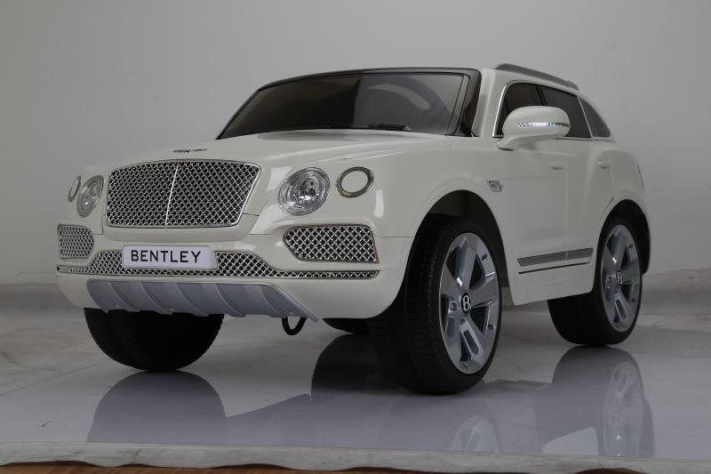 Imagem de Carrinho Elétrico Infantil Para Crianças Motorizado Bentley Bentayga - Branco