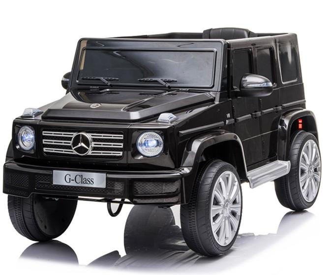 Carrinho Elétrico Infantil para Crianças Motorizado Mercedes-Benz G 500 - Preto Menor preço em Carrinho Elétrico Infantil para Crianças Motorizado Mercedes-Benz G 500 - Preto