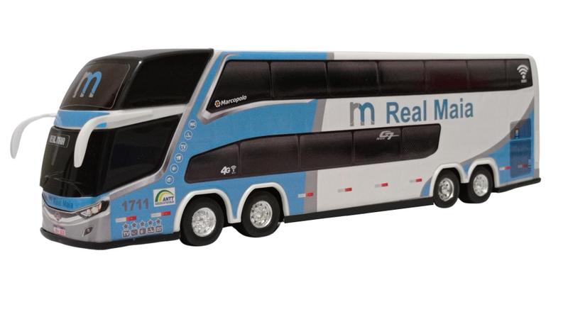 Imagem de Carrinho Em Miniatura Ônibus Real Maia 2 Andares