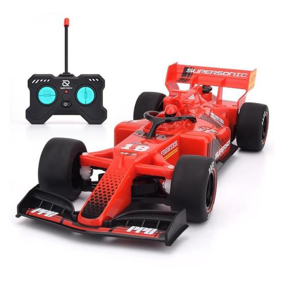 Imagem de Carrinho F1 Miniatura Controle Remoto Fumaça Realista Led