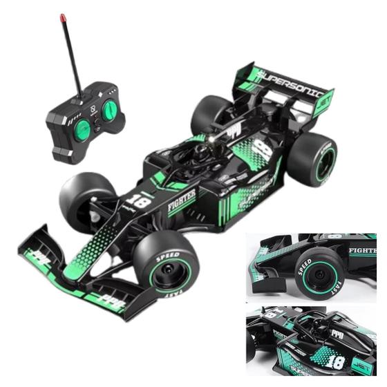 Imagem de Carrinho Formula 1 Miniatura Controle Remoto Com Luzes LED