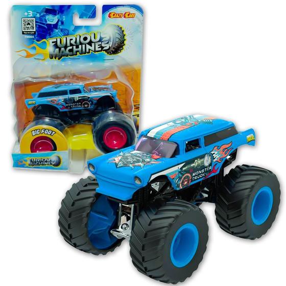 Imagem de Carrinho Furious Machine Monster Truck 1:64 Big Foot Cry A