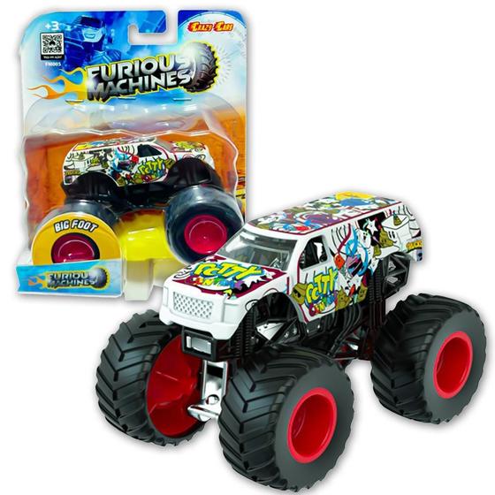 Imagem de Carrinho Furious Machine Monster Truck 1:64 Big Foot Cry P