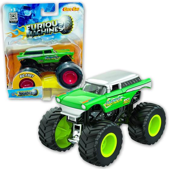 Imagem de Carrinho Furious Machines Monster Truck 1:64 Big Foot Cry