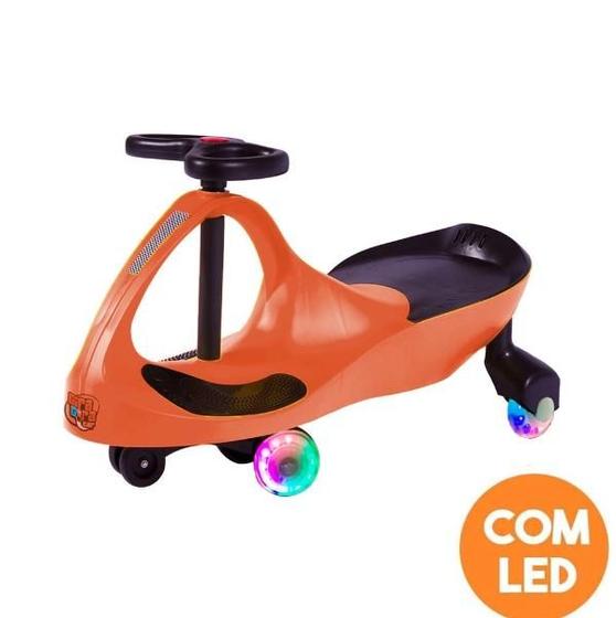 Imagem de Carrinho Gira Gira Car Com Luz Laranja e Preto -  Fenix GX-T405LLR