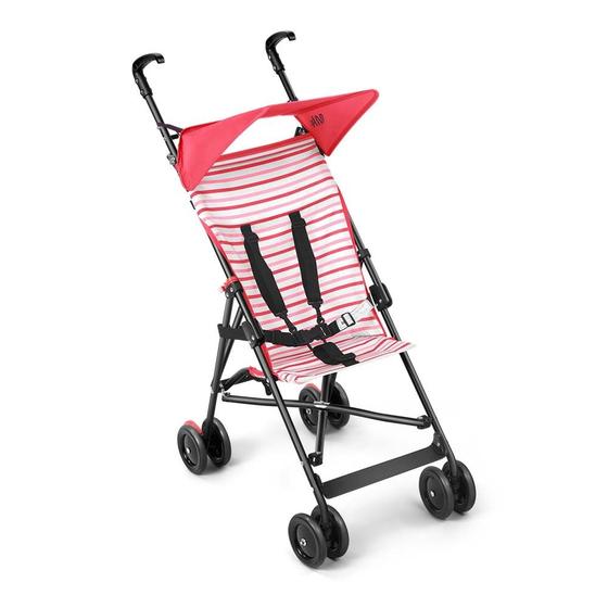 Carrinho de Bebe Multilaser Navy Cinza e Rosa Bb493 Carrinho de Bebe Multilaser Navy Cinza e Rosa Bb493