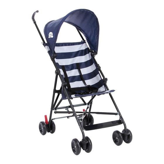Carrinho Guarda-Chuva Malibu 6m-15kgs Azul Marinho Multikids Baby - BB348 Imagem de Carrinho Guarda-Chuva Malibu 6m-15kgs Azul Marinho Multikids Baby - BB348