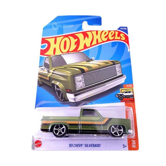 Carrinho Hot Wheels '83 Chevy Silverado Hot Trucks 2022 Menor preço em Carrinho Hot Wheels '83 Chevy Silverado Hot Trucks 2022