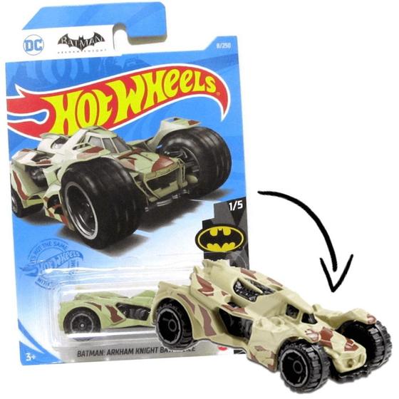 Imagem de Carrinho Hot Wheels Batman Arkham Knight Batmobile GTB54-M7C5 Colecionável Mattel