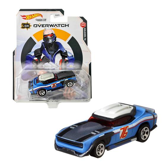 Imagem de Carrinho Hot Wheels Character Cars Soldier 76 Overwatch GRM46