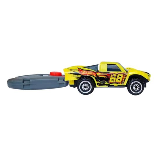 Imagem de Carrinho Hot Wheels Chave Lançadora Radical Amarelo - Fun