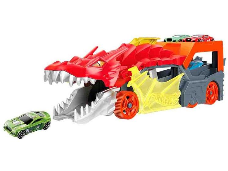 Carrinho Hot Wheels City Reboque de Dragão Menor preço em Carrinho Hot Wheels City Reboque de Dragão