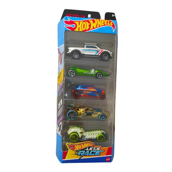 Imagem de Carrinho Hot Wheels Die-cast Pack Com 5 Unidades Mattel