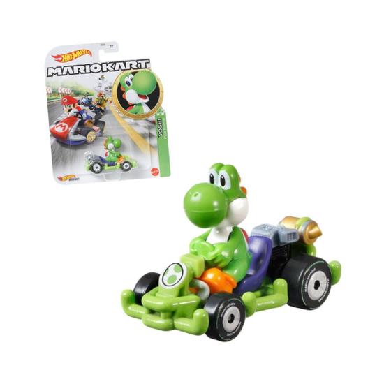 Imagem de Carrinho Hot Wheels Mario Kart Yoshi Pipe Frame