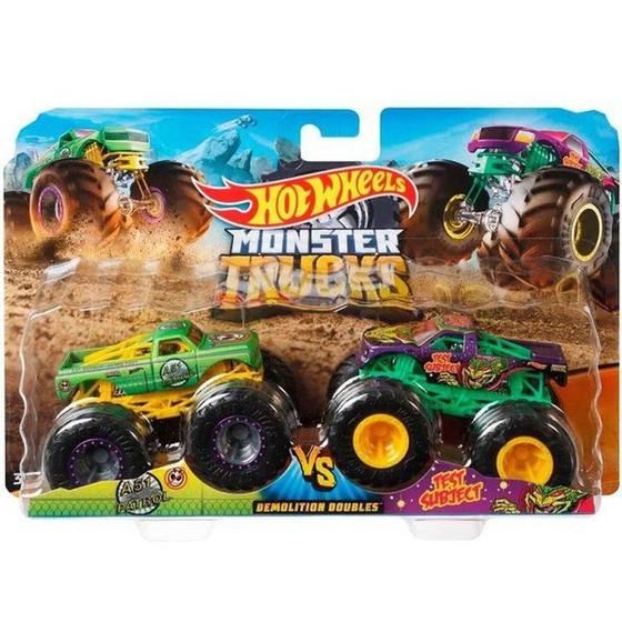 Imagem de Carrinho Hot Wheels Monster Trucks Mattel Sortido 2 Unidades