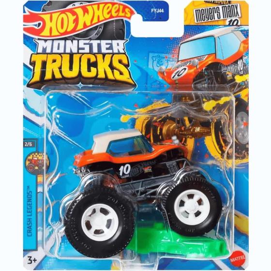 Imagem de Carrinho Hot Wheels Monster Trucks Meyers Manx1:64 - Mattel