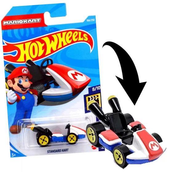 Imagem de Carrinho Hot Wheels - Standard Kart - Mario Kart - Mattel