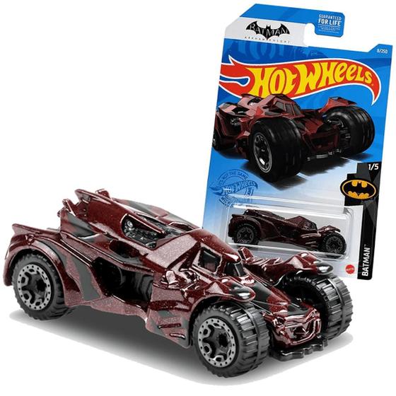 Carrinho Hotwheels Batman Batmóvel Vermelho Arkham Kinight - Mattel ...