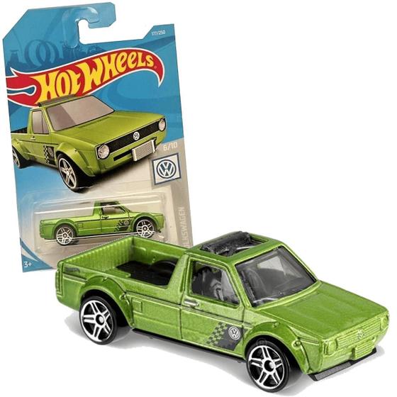 Imagem de Carrinho Hotwheels Volkswagen Pick Up Caddy Verde Mattel