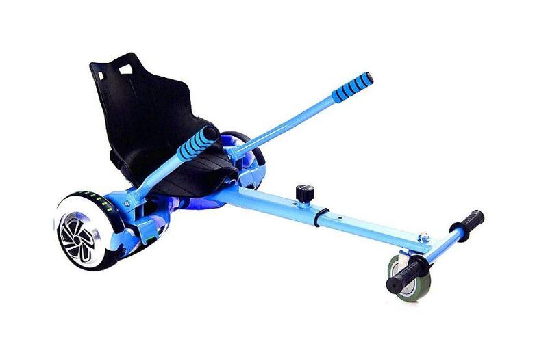 Imagem de Carrinho Hoverboard Hoverkart Scooter Universal Assento Azul