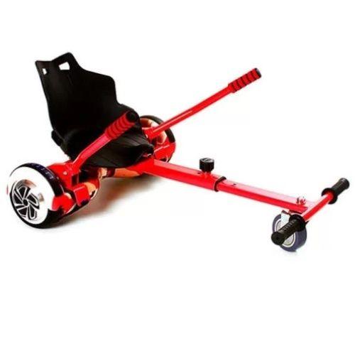 Imagem de Carrinho Hoverboard Hoverkart Scooter Universal Vermelho