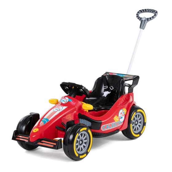 Carrinho Infantil 2 em 1 Carro de Corrida F25 Passeio e Pedal Calesita Menor preço em Carrinho Infantil 2 em 1 Carro de Corrida F25 Passeio e Pedal Calesita