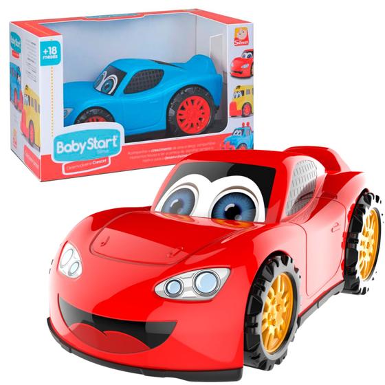 Imagem de Carrinho Infantil Baby Start Esportivo Com Olhos 9170 Silmar Brinquedos