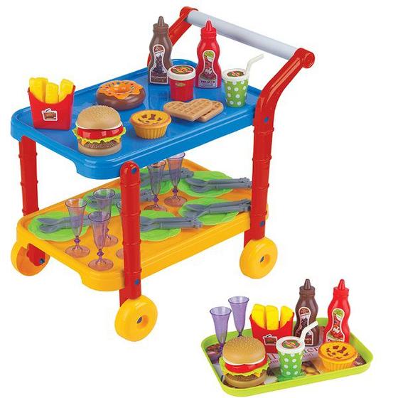 Imagem de Carrinho Infantil Gourmet com Acessorios - Hamburgueria Fenix