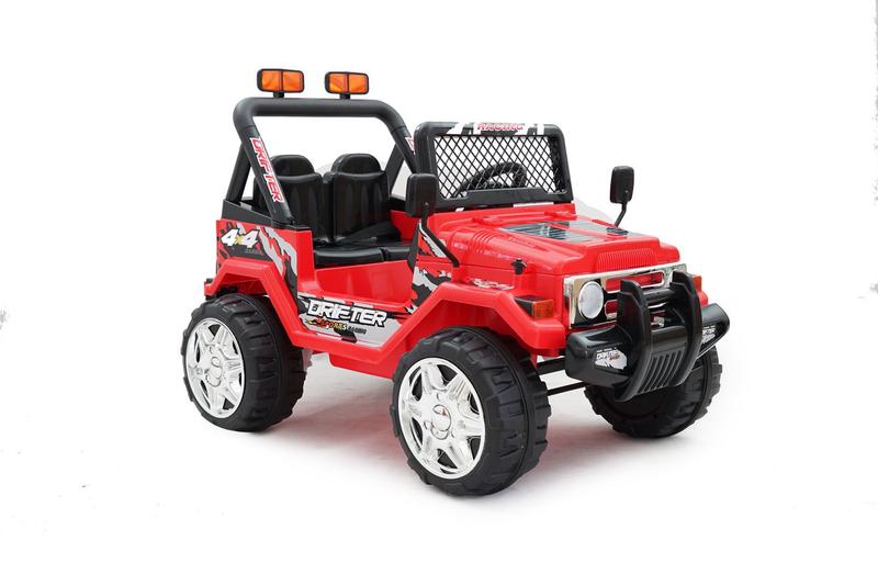 Imagem de Carrinho Infantil Motorizado Elétrico Brinquedo Mini Jeep Vermelho