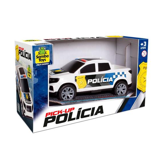 Imagem de Carrinho Infantil Pickup Polícia Samba Toys 0042