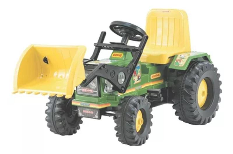 Carrinho infantil veiculo a Pedal Trator Farmer Verde com PA Biemme Menor preço em Carrinho infantil veiculo a Pedal Trator Farmer Verde com PA Biemme