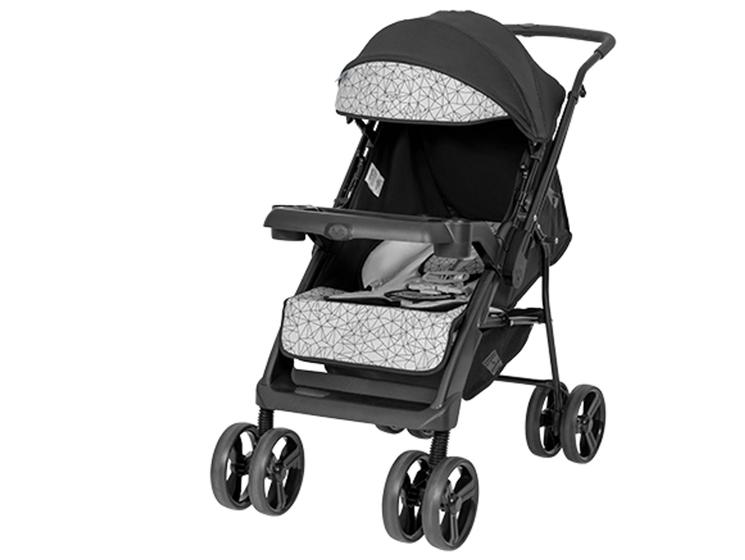 Carrinho de Bebe Tutti Baby Joy Preto e Cinza Carrinho de Bebe Tutti Baby Joy Preto e Cinza