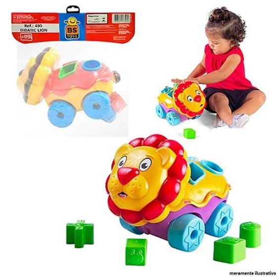 Imagem de Carrinho Leão Didático Mango BS TOYS