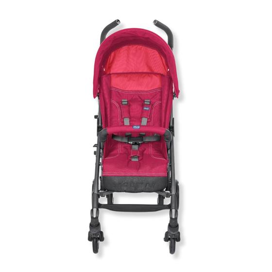 Carrinho de Bebe Chicco Lite Way 3 Red Berry Vermelho Carrinho de Bebe Chicco Lite Way 3 Red Berry Vermelho