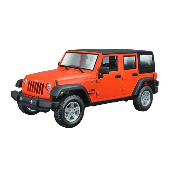 Imagem de Carrinho Maisto 1:24 Jeep Wrangler Unlimited Laranja