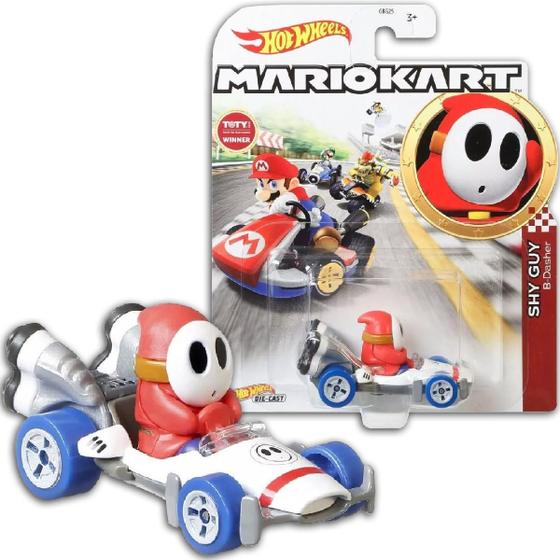 Imagem de Carrinho Mario Kart Hot Wheels Gbg25 Shy Guy B Dasher