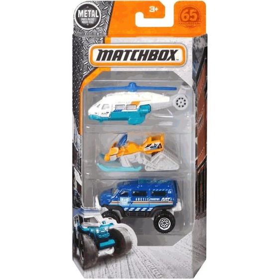 Imagem de Carrinho Matchbox  Pack 1:64 Com 3 C3713 Mattel