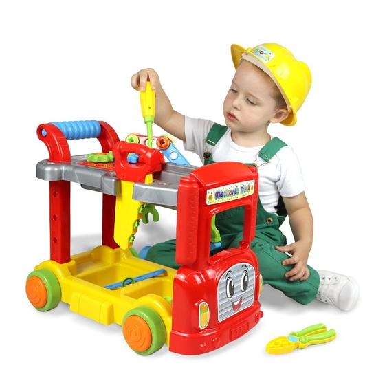 Imagem de Carrinho Mechanic Truck com Ferramentas Maral: Diversão e Aprendizado para Pequenos Mecânicos!