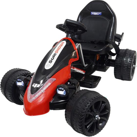 Imagem de Carrinho Mini Kart Elétrico Infantil 6V Carro Car Criança Função Frente e Ré Brinqway Bw-220