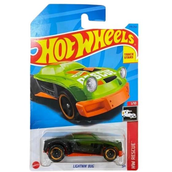 Imagem de Carrinho Miniatura Hot Wheels LIGHTNIN BUG RESGATE 179/250 HKJ18 HW RESCUE