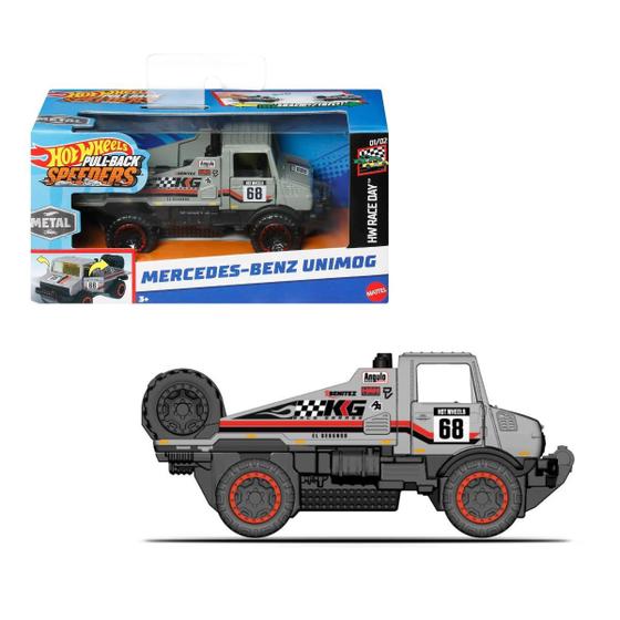 Imagem de Carrinho Miniatura Hot Wheels Pull-Back Speeders Escala 1:43