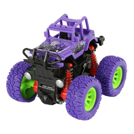 Imagem de Carrinho monster sortido fricção roda emborrachada bbr toys