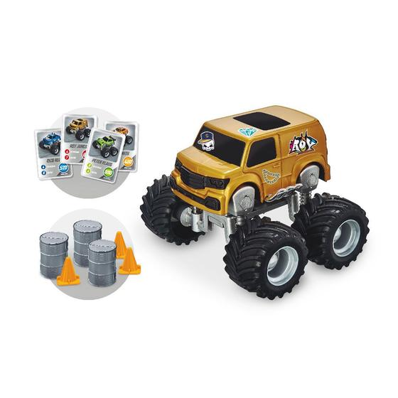 Imagem de Carrinho Monster Truck de Brinquedo c/ Suspensão de Molas