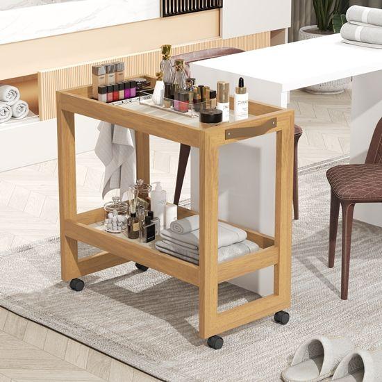 Imagem de Carrinho Multiuso Com Rodizios Ambiente Estilo Retrô Monica - Cores - Comprar Moveis em Casa