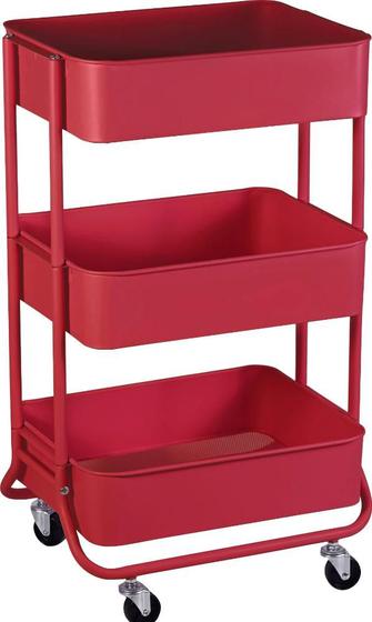 Menor preço em Carrinho Organizador Hong Kong Tomate - ACASA