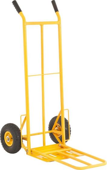 Imagem de Carrinho para carga 250kg metálico com prolongador roda pneu câmara ccv0250 - Vonder