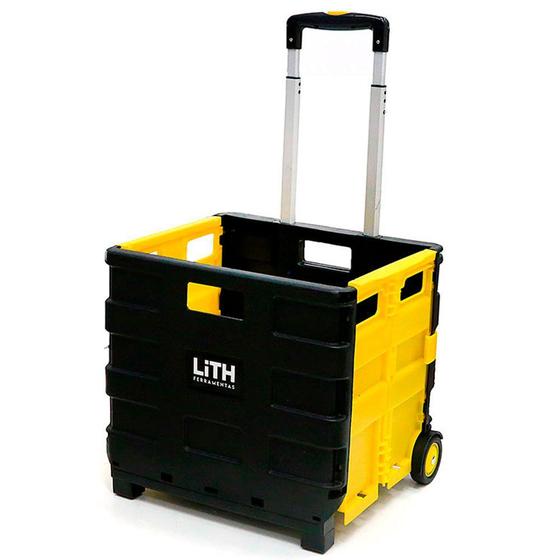 Carrinho para Cargas Desmontável de Plástico 25kg Menor preço em Carrinho para Cargas Desmontável de Plástico 25kg