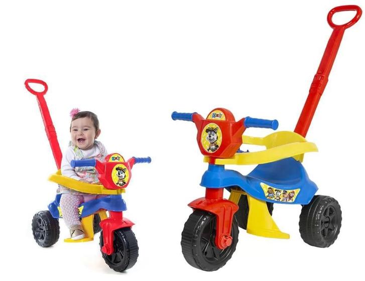 Imagem de Carrinho Passeio Motoca Triciclo Ticotico Velotrol Até 25Kg