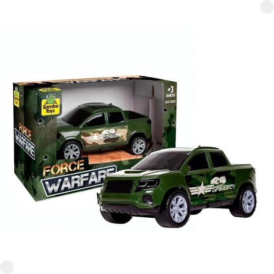 Imagem de Carrinho Pick Up Force Warfare Verde 0032 - Samba Toys