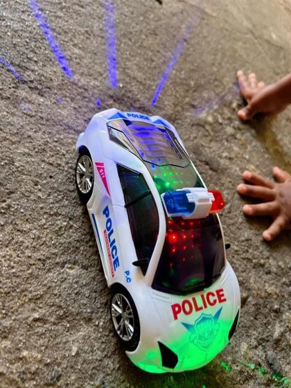 Imagem de Carrinho Polícia Bate E Volta Com Luz E Som - Enviamos no mesmo dia
